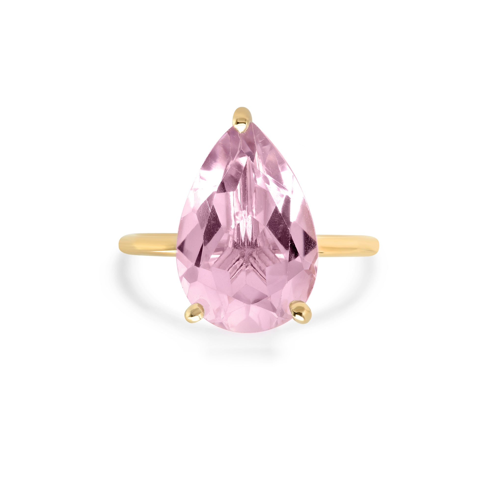 Lavender Amethyst Ring with 14K Gold Setting / February BirthStone / Three Gold Color Available