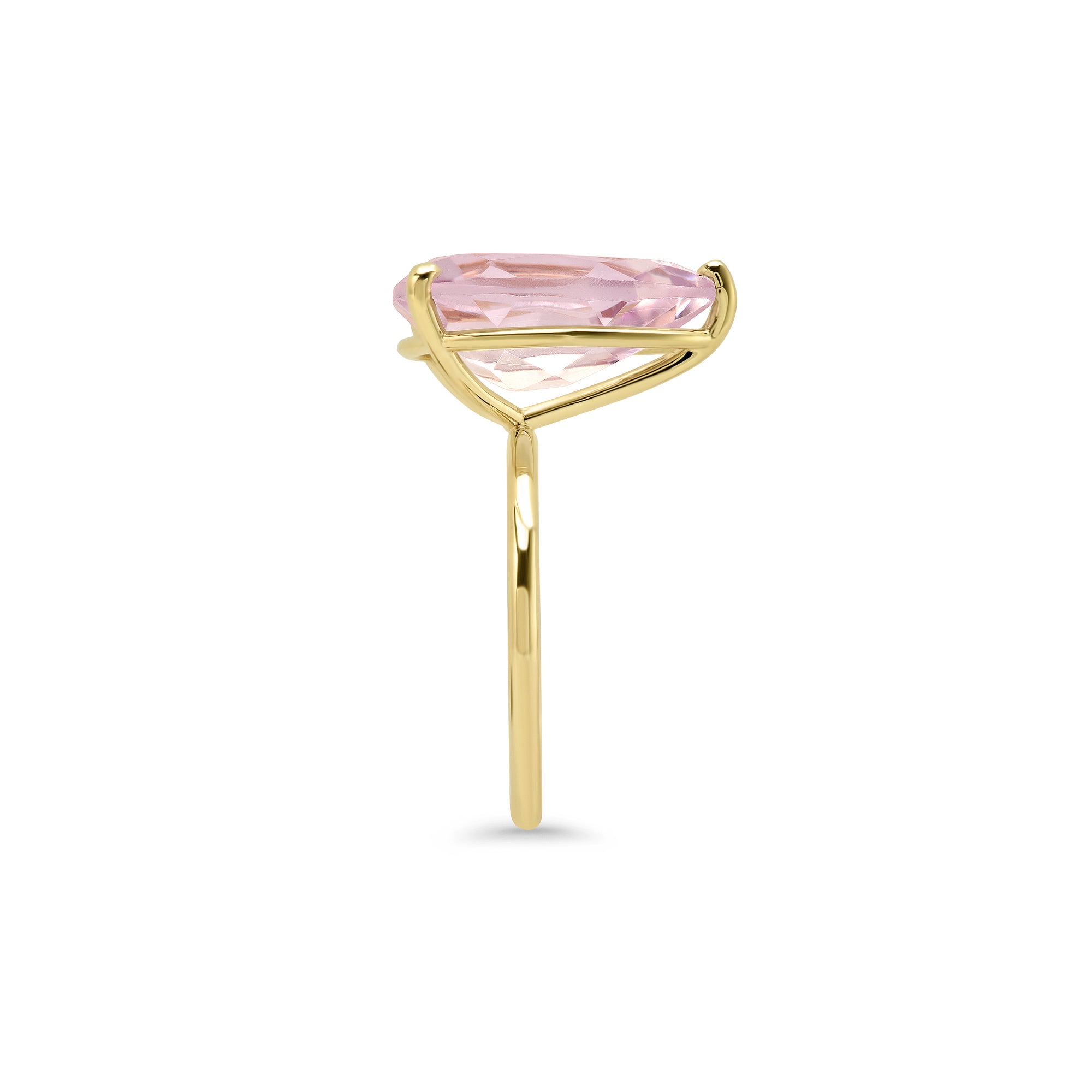 Lavender Amethyst Ring with 14K Gold Setting / February BirthStone / Three Gold Color Available