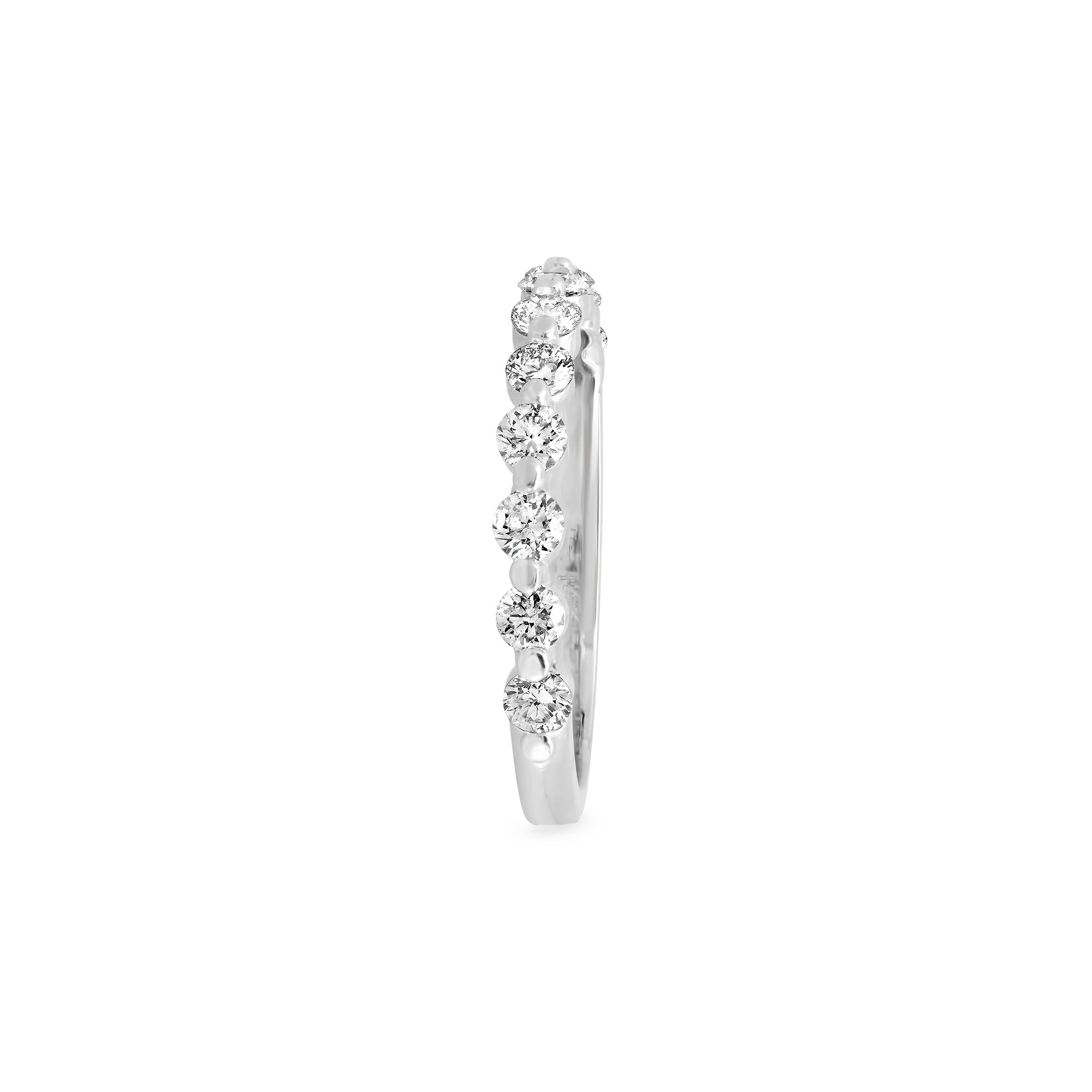 0.5 ct Diamond Band for Her – Single Prong Setting