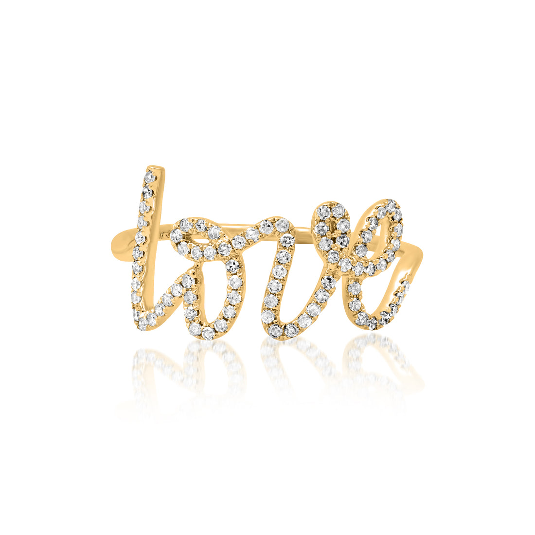 Diamond "LOVE" Ring