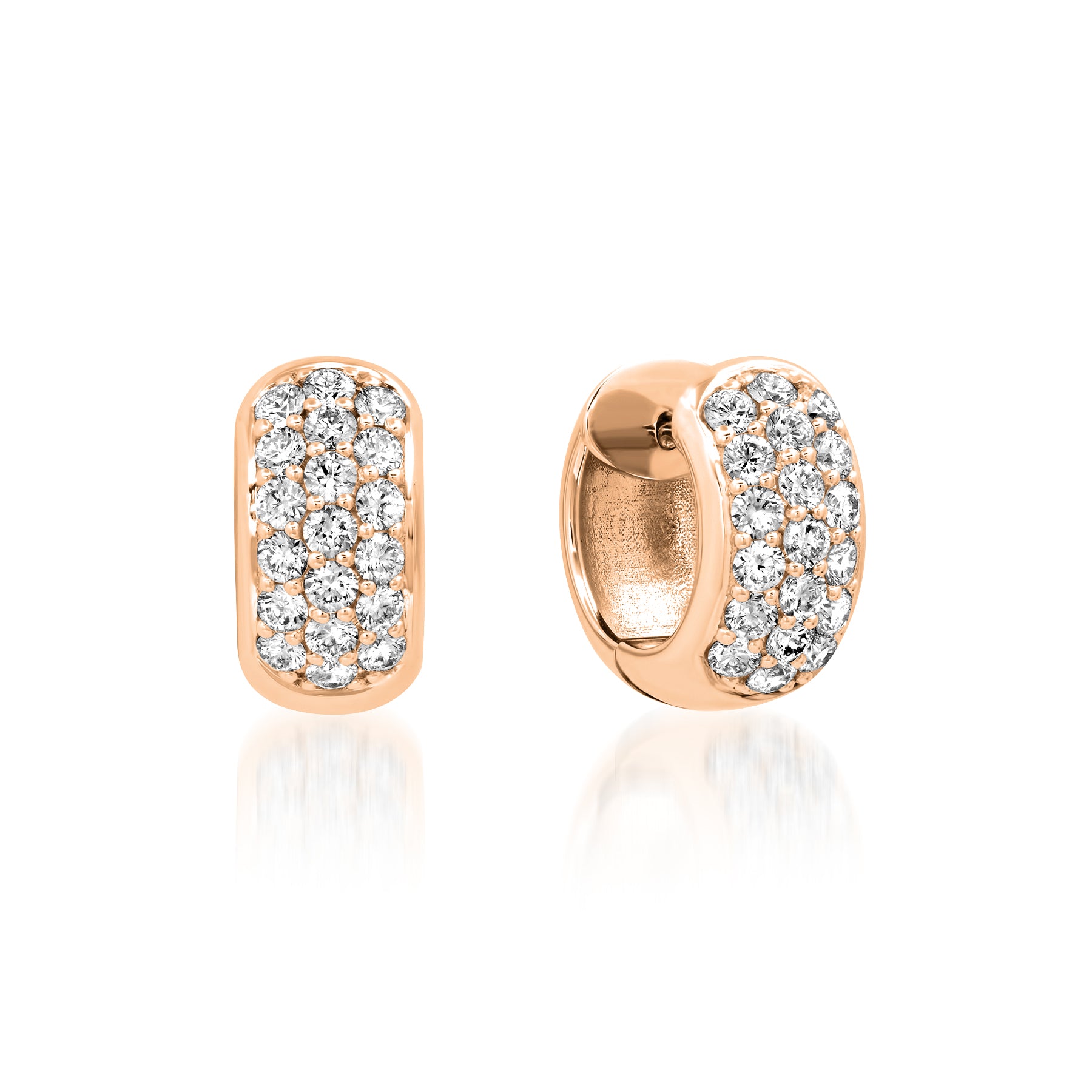 Diamond Hoops & Huggies – Classic 14K Gold Earrings