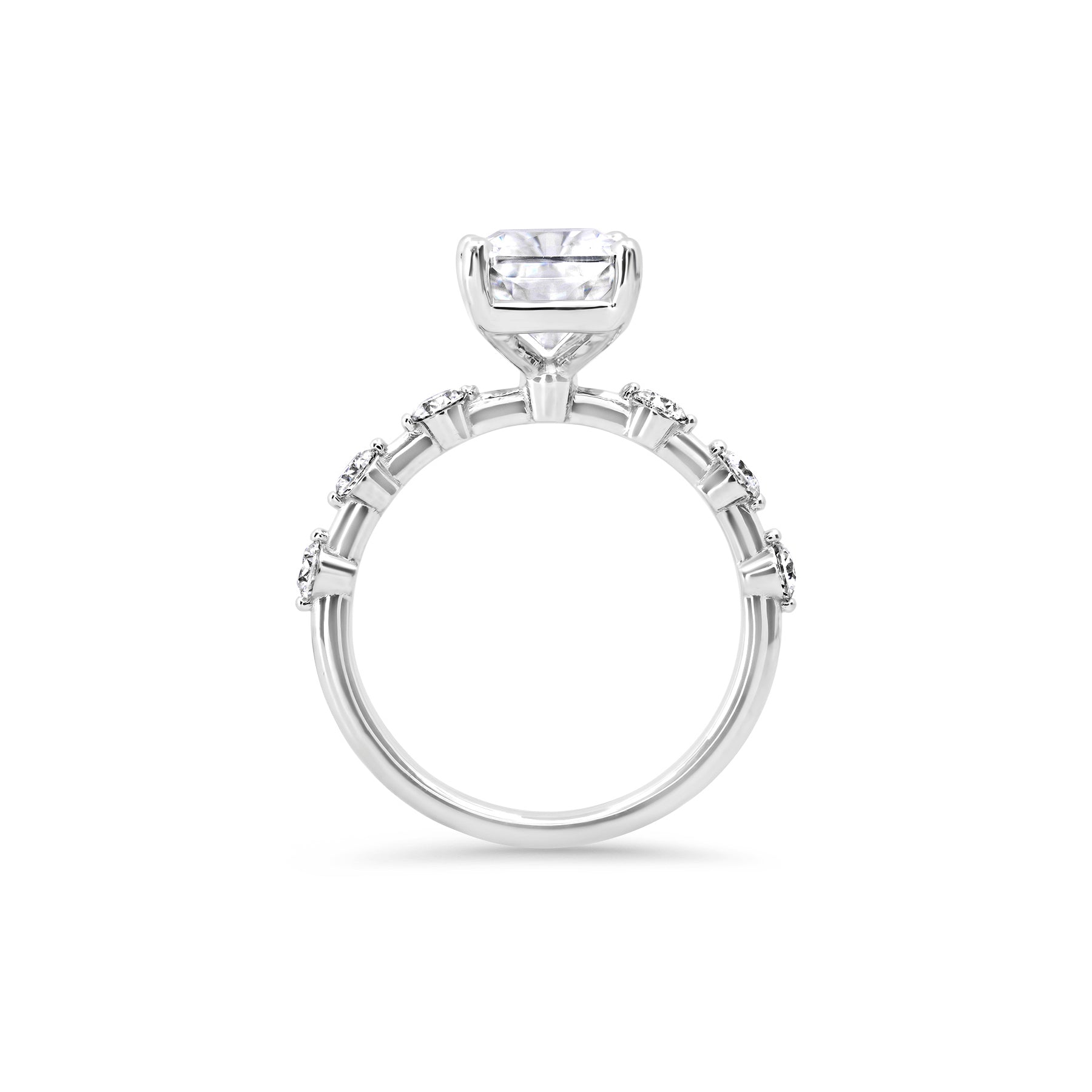 TCW 2.6 ct. Radiant Cut Moissanite Ring with Single Prong Setting / Moissanite Ring / Engagement Rings / Gifts for Wife / Gifts for Her