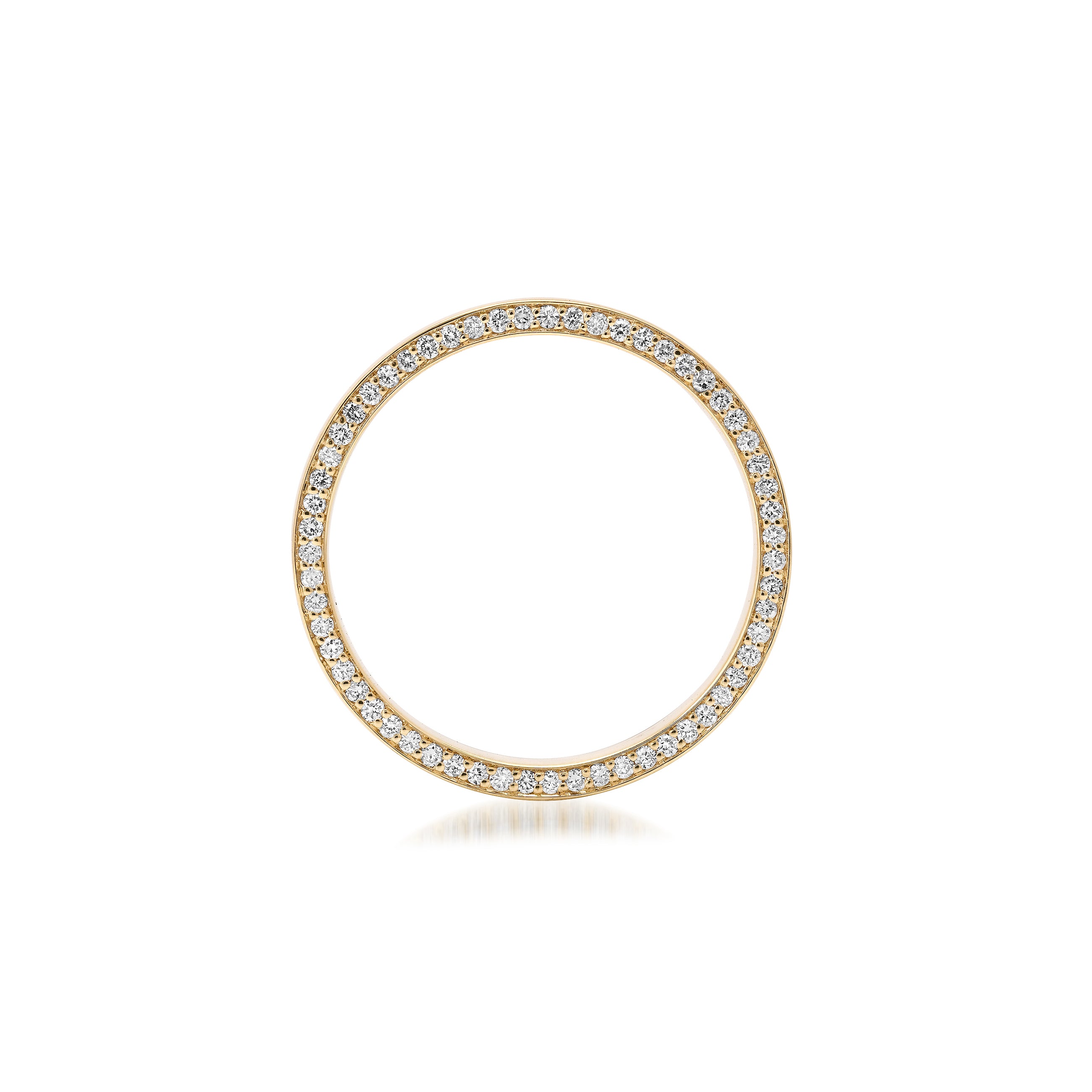 Unique 14k gold wedding band in yellow, rose, and white gold