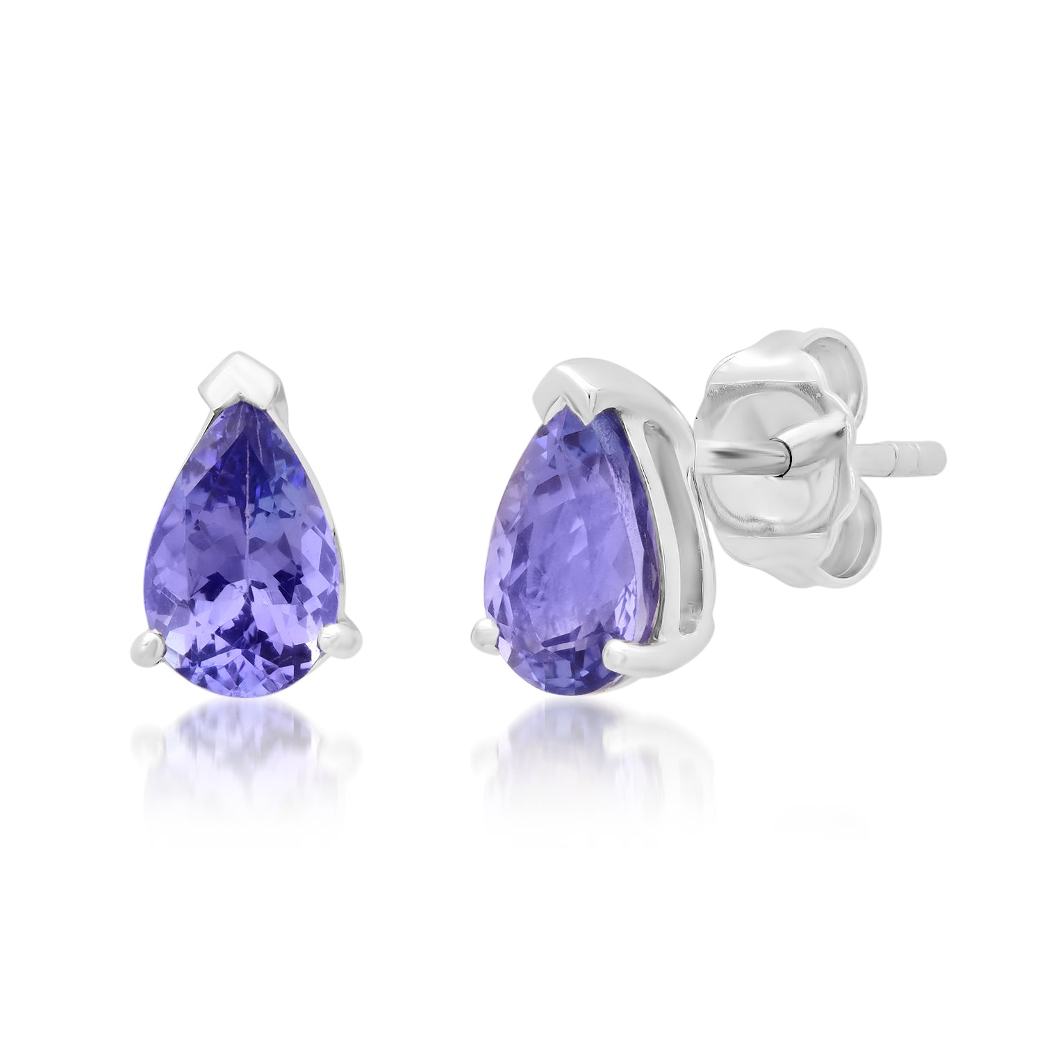 Pear Shape Tanzanite Earrings | 2.34 Ct in 14K Gold – Christine K