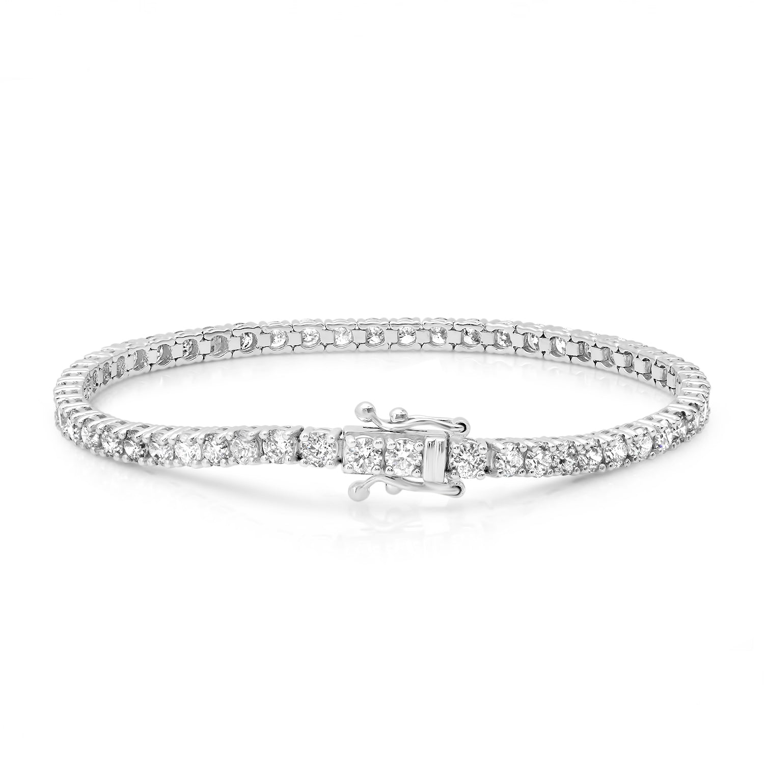 Luxury diamond tennis bracelet handmade USA