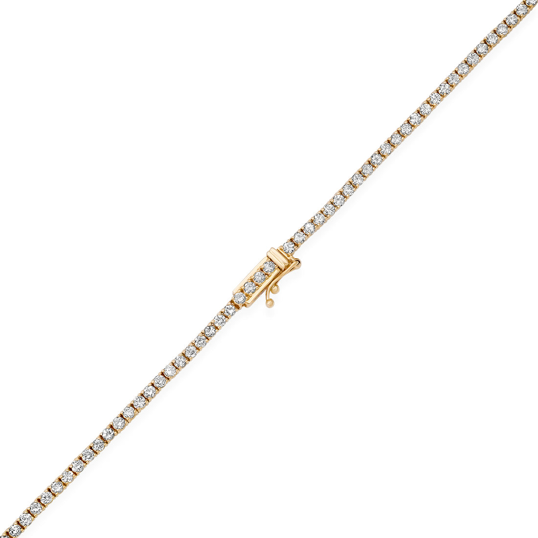 5.55 ct. Natural Diamond Tennis Necklace (17 inches)