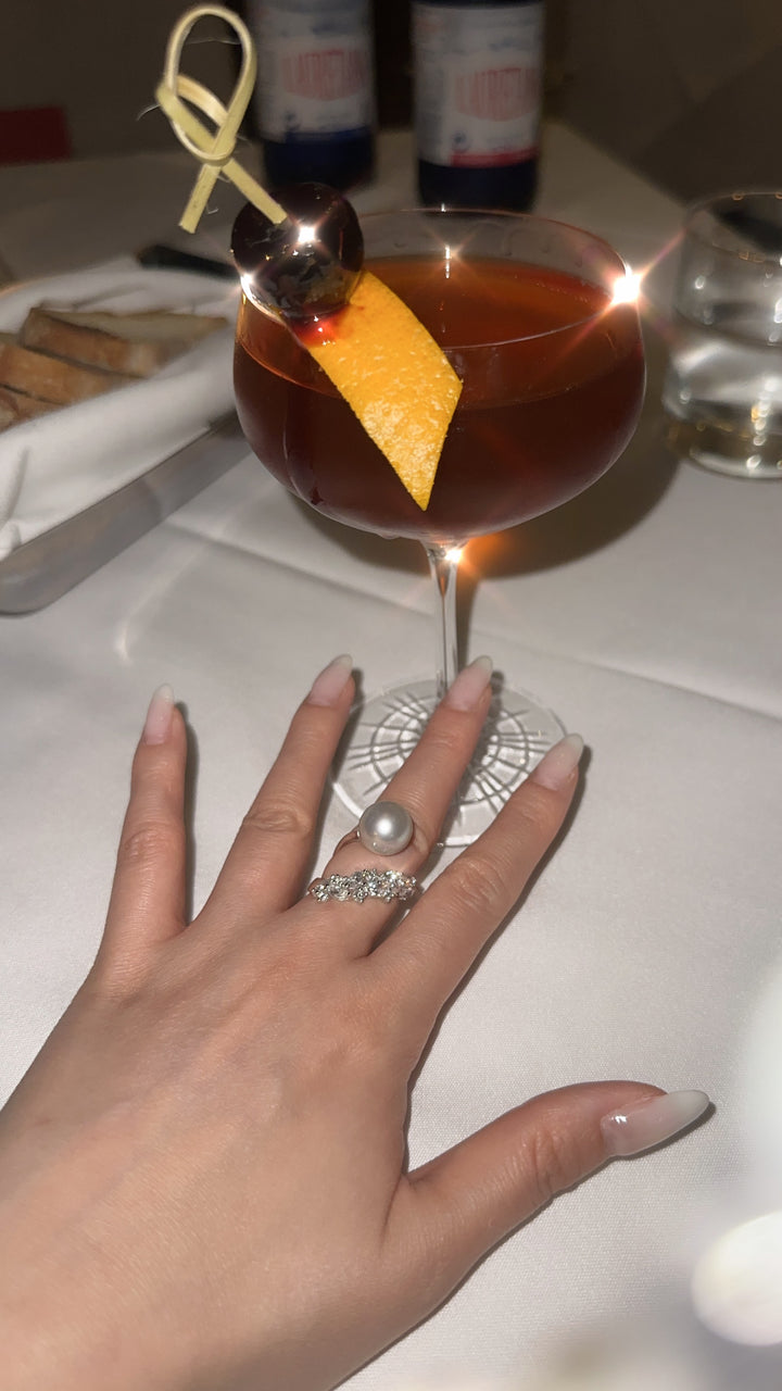 Pearl and Diamond Ring / Mysterious Pearl Ring
