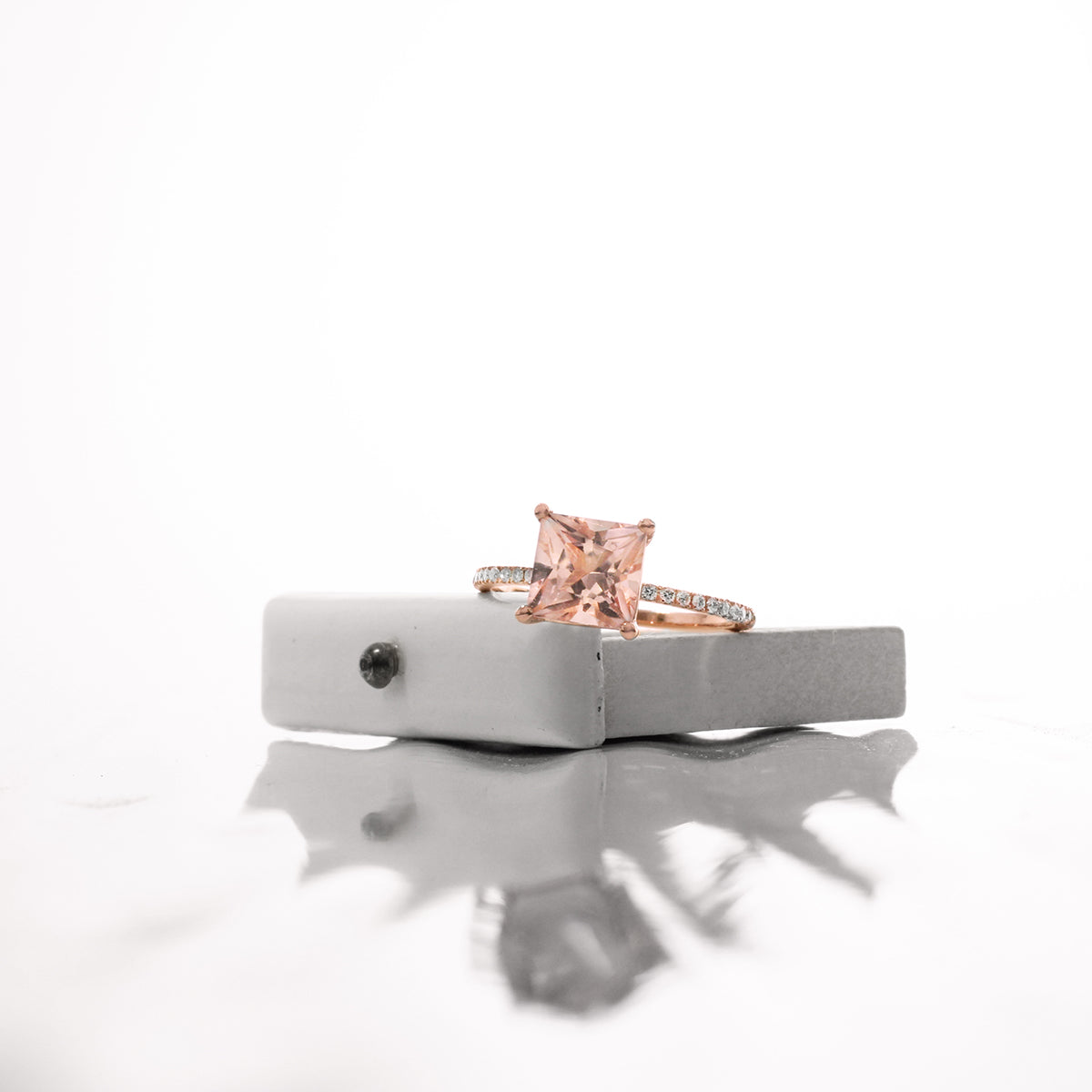 Christine K Jewelry morganite promise ring